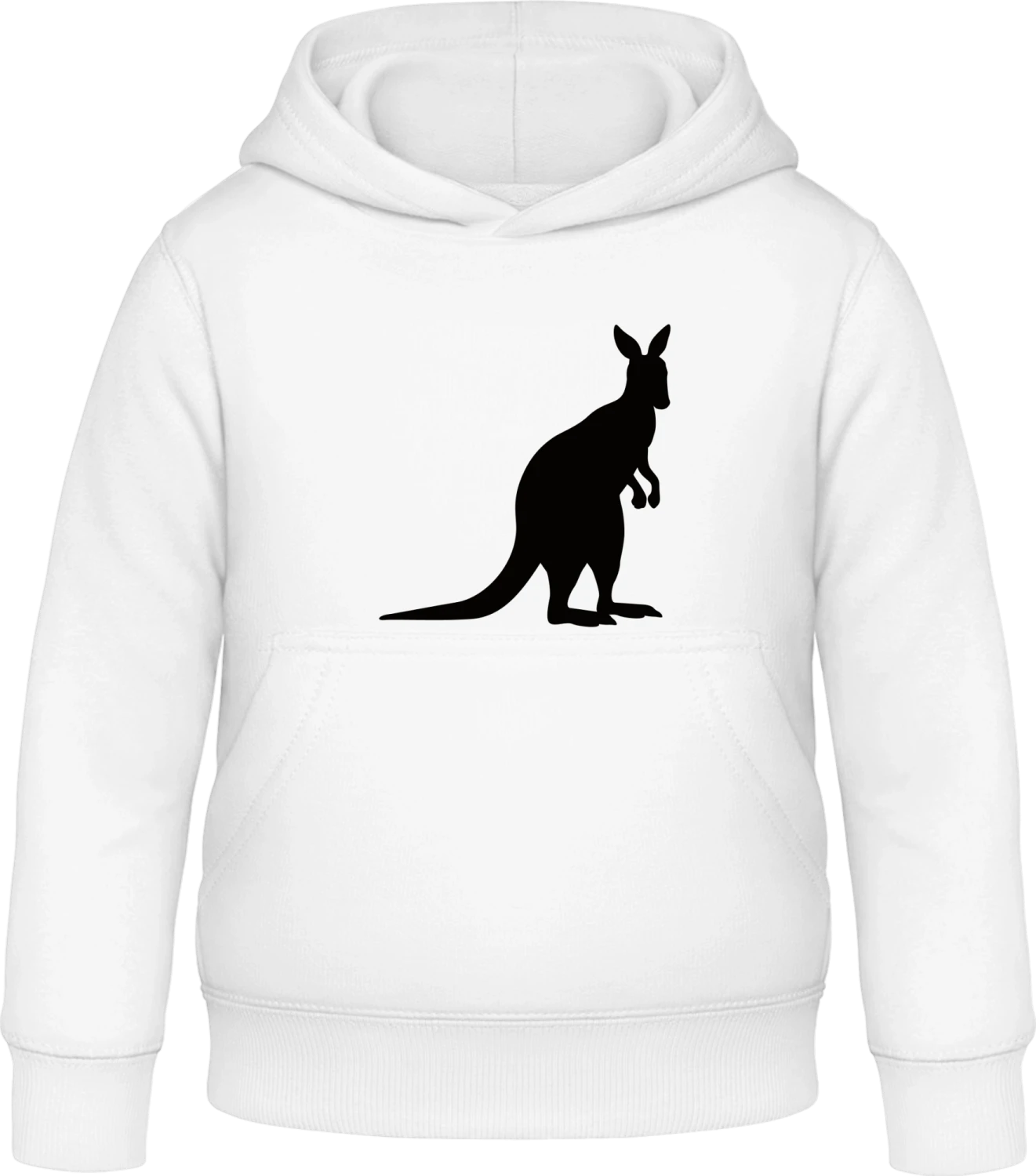 Kangaroo - Arctic white Awdis Hoodie Kids - Front