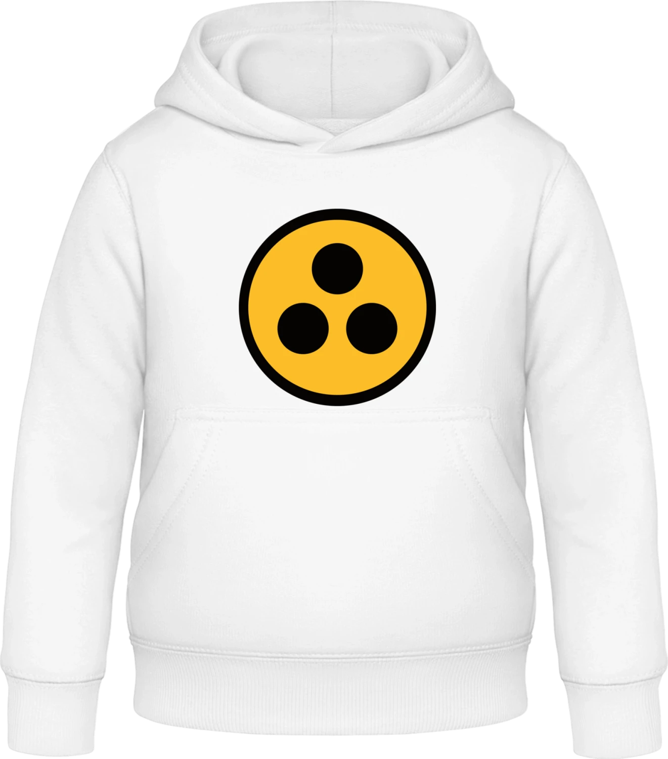 Blindenzeichen - Arctic white Awdis Hoodie Kids - Front