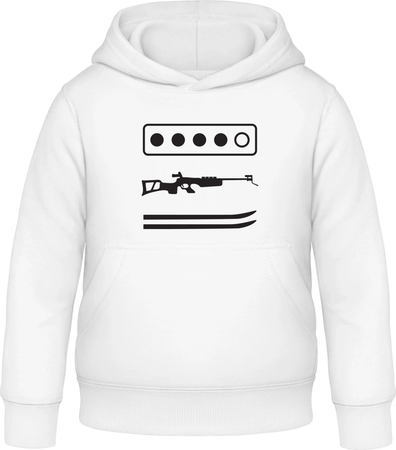 Biathlon Kit - Arctic white Awdis Hoodie Kids - Front