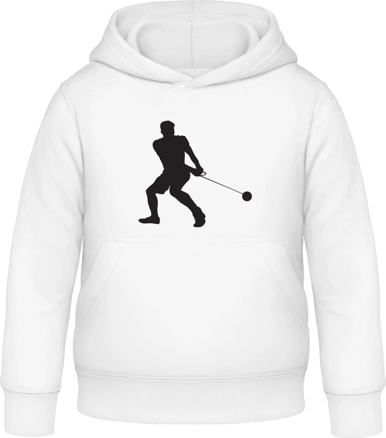 Hammerwurf - Arctic white Awdis Hoodie Kids - Front