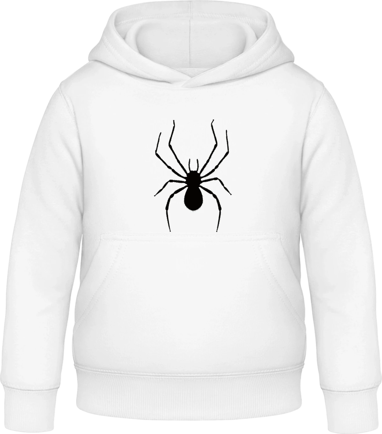 Spider - Arctic white Awdis Hoodie Kids - Front