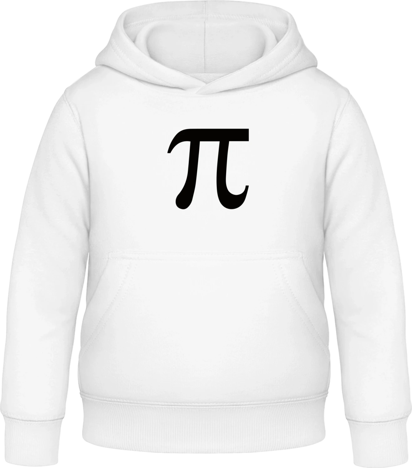 Pi  - Arctic white Awdis Hoodie Kids - Front