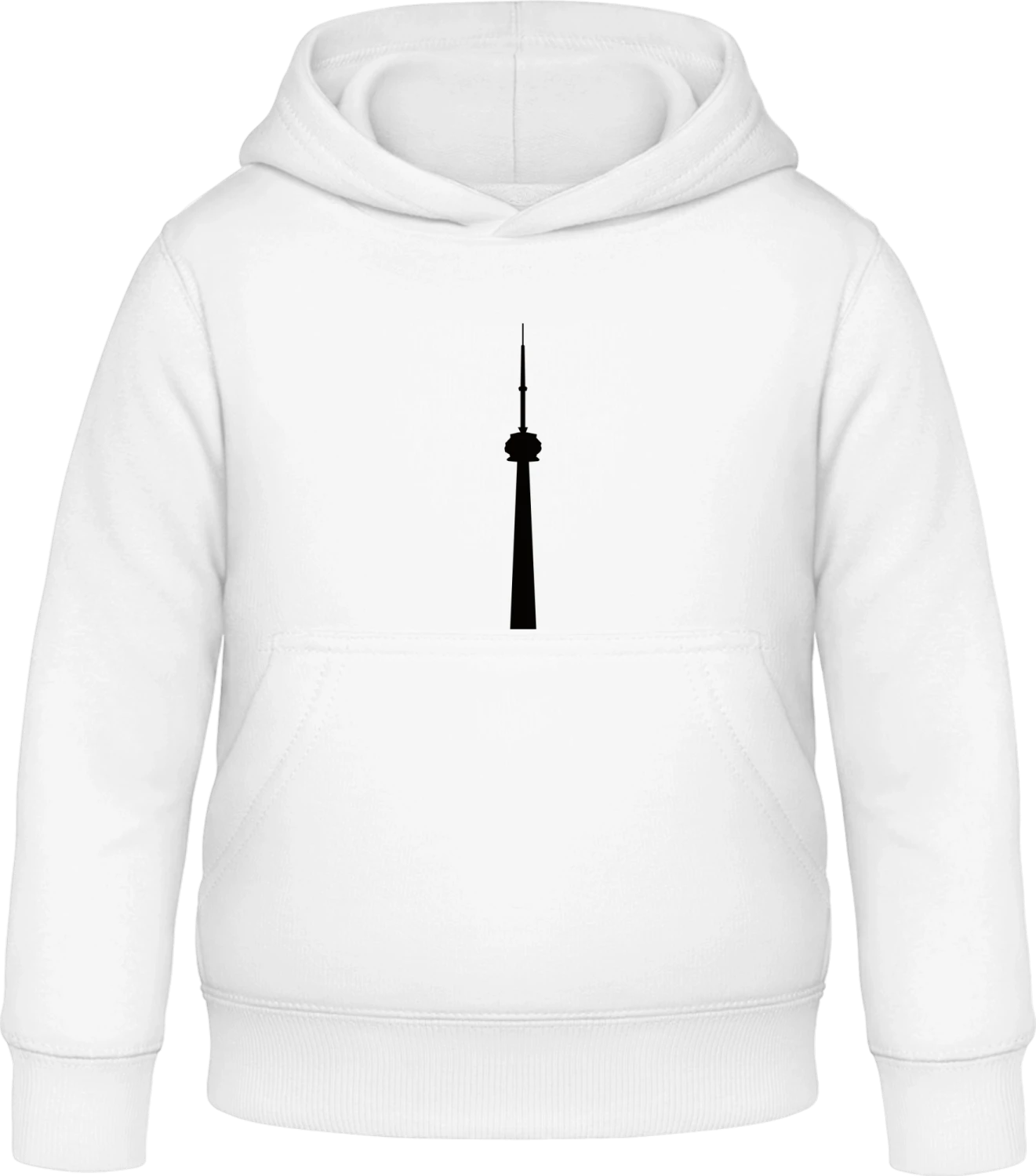 Fernsehturm Berlin - Arctic white Awdis Hoodie Kids - Front