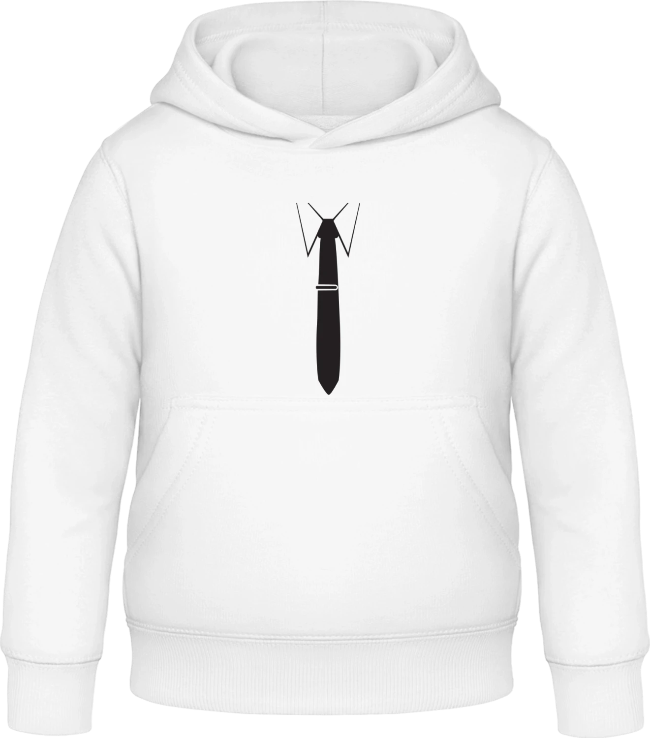 Businessman Uniform - Arctic white Awdis Hoodie Kids - Front