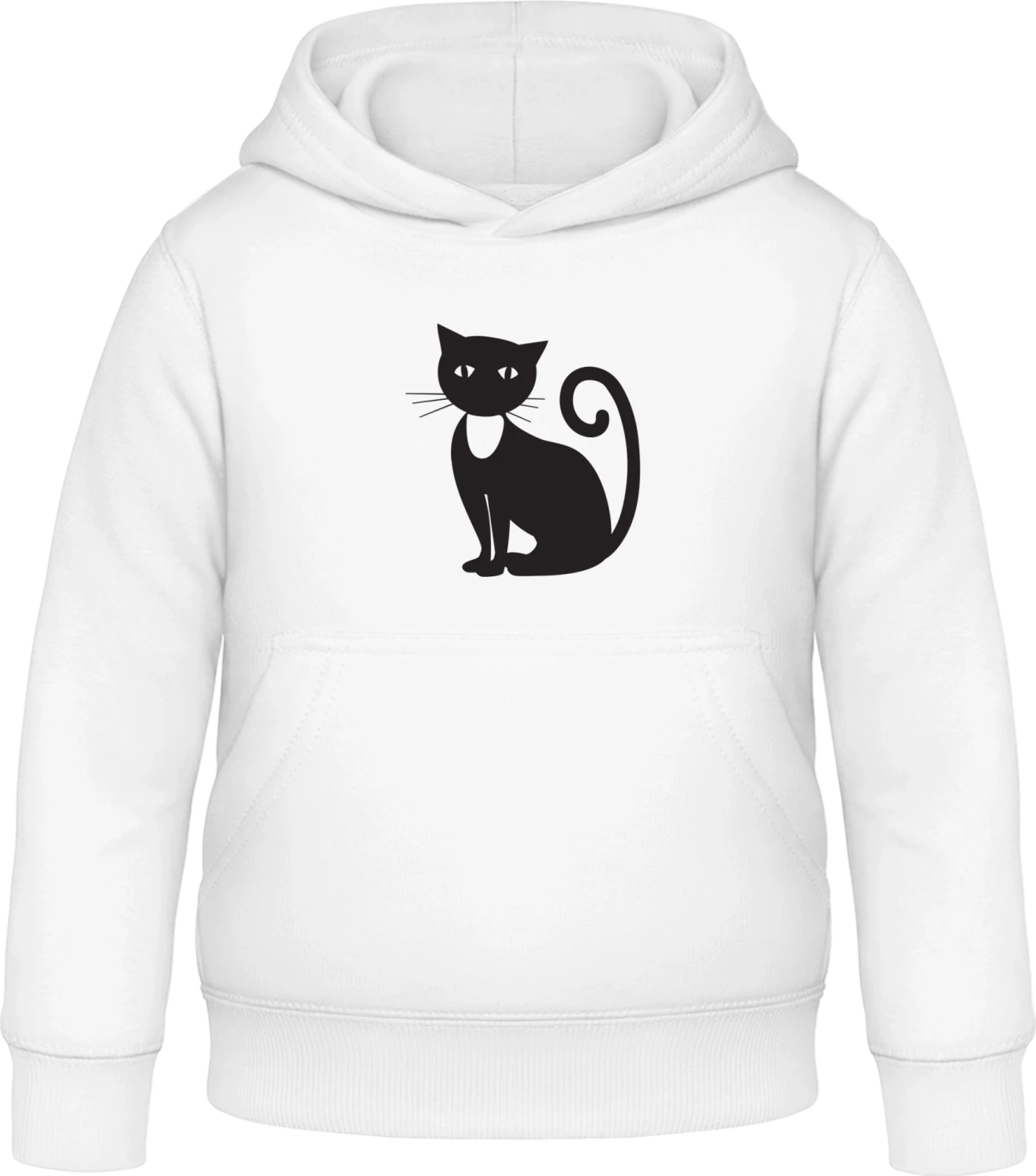 Katze Profile - Arctic white Awdis Hoodie Kids - Front