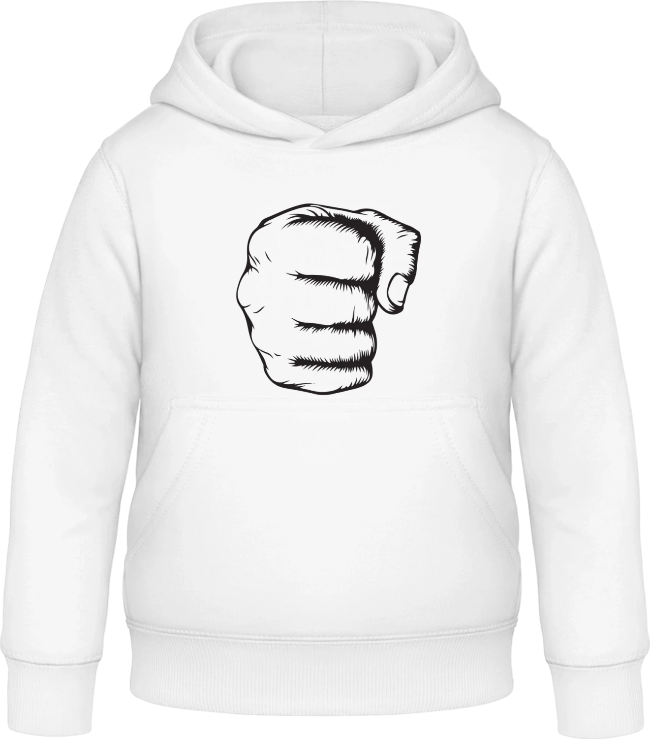 Faust - Arctic white Awdis Hoodie Kids - Front