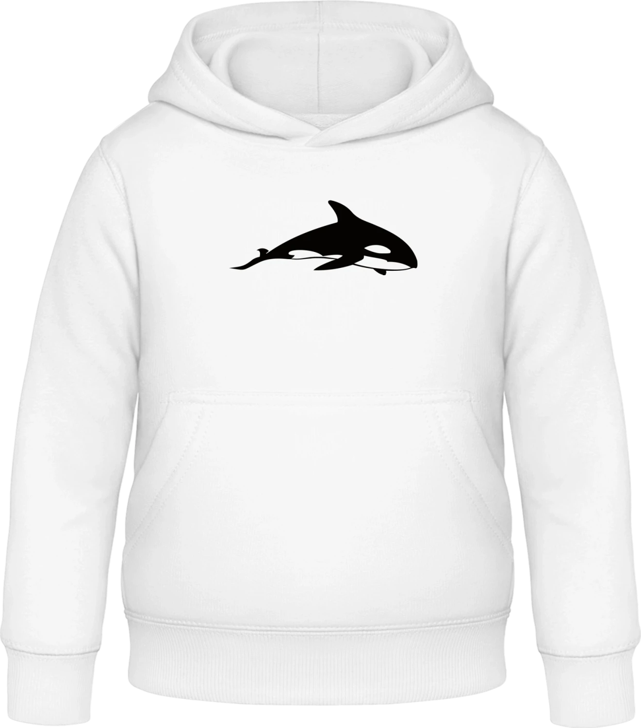 Orca Schwertwal - Arctic white Awdis Hoodie Kids - Front