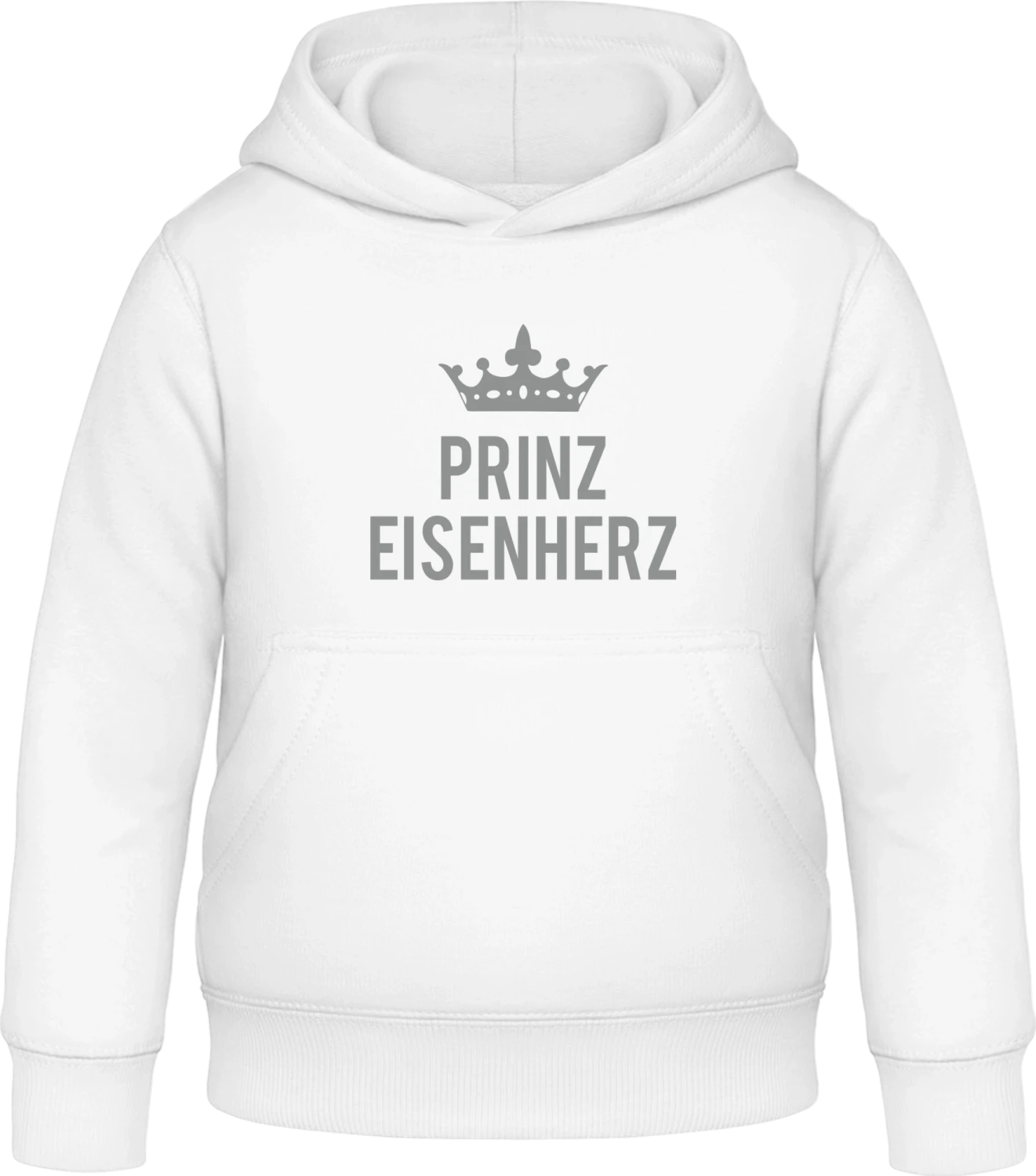 Prinz Eisenherz - Arctic white Awdis Hoodie Kids - Front