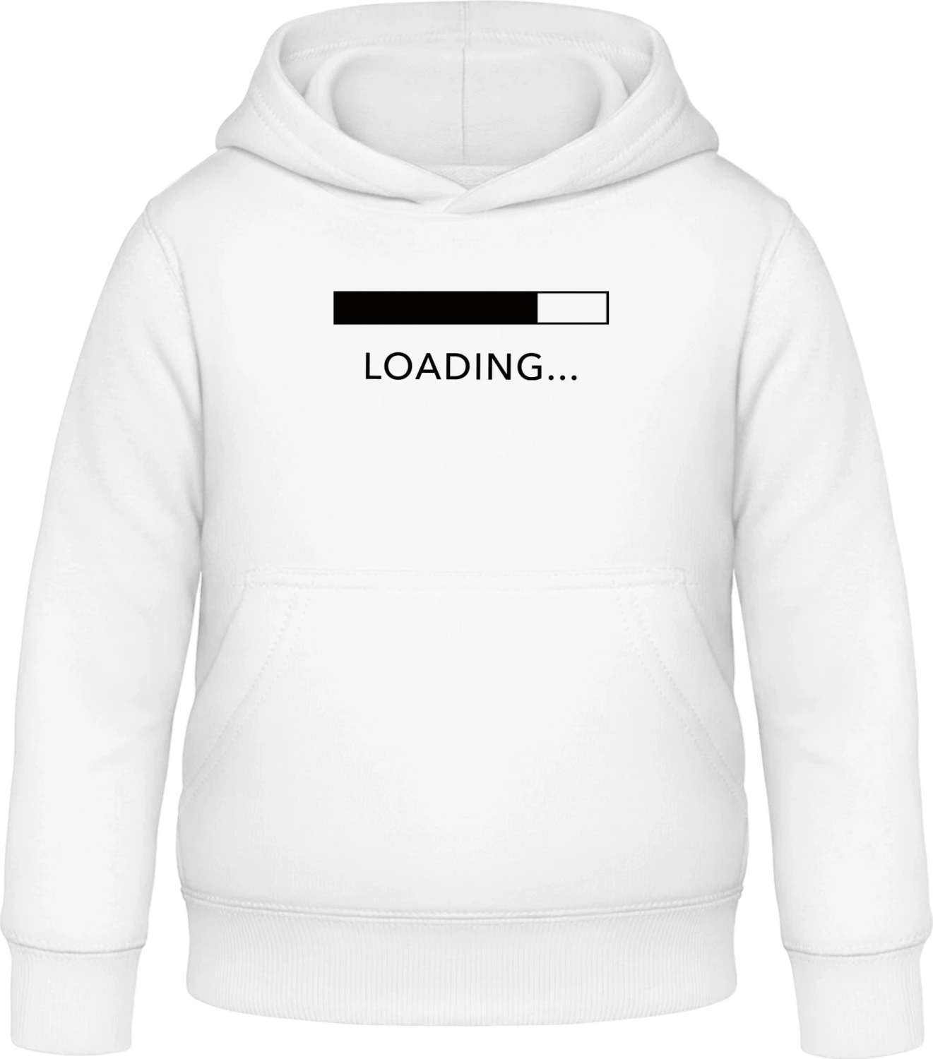 Loading - Arctic white Awdis Hoodie Kids - Front