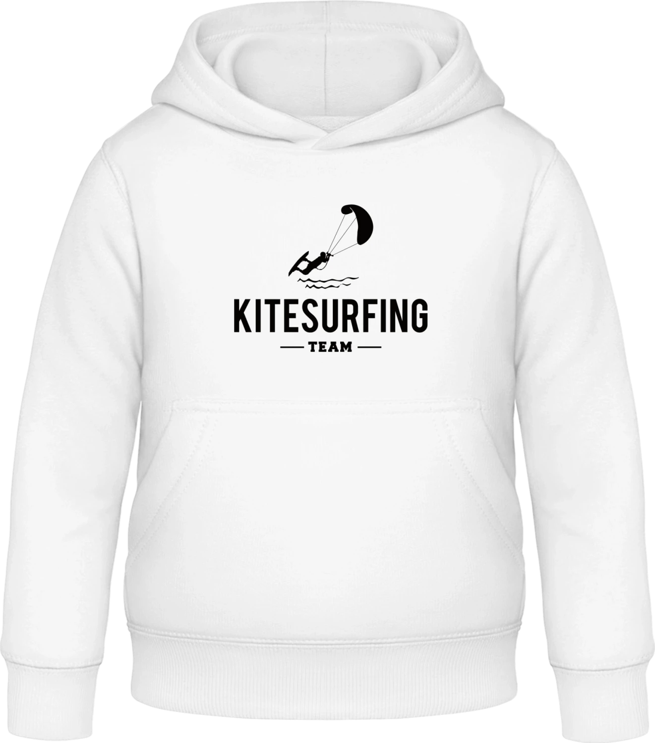 Kitesurfing Team - Arctic white Awdis Hoodie Kids - Front