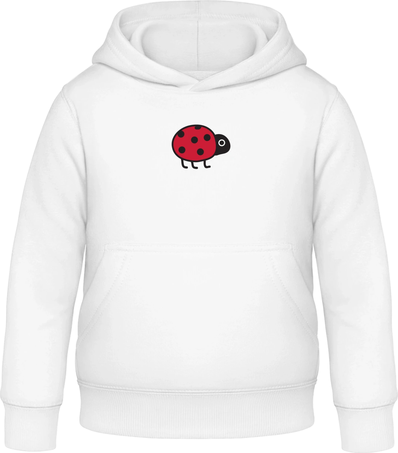 Marienkäfer - Arctic white Awdis Hoodie Kids - Front