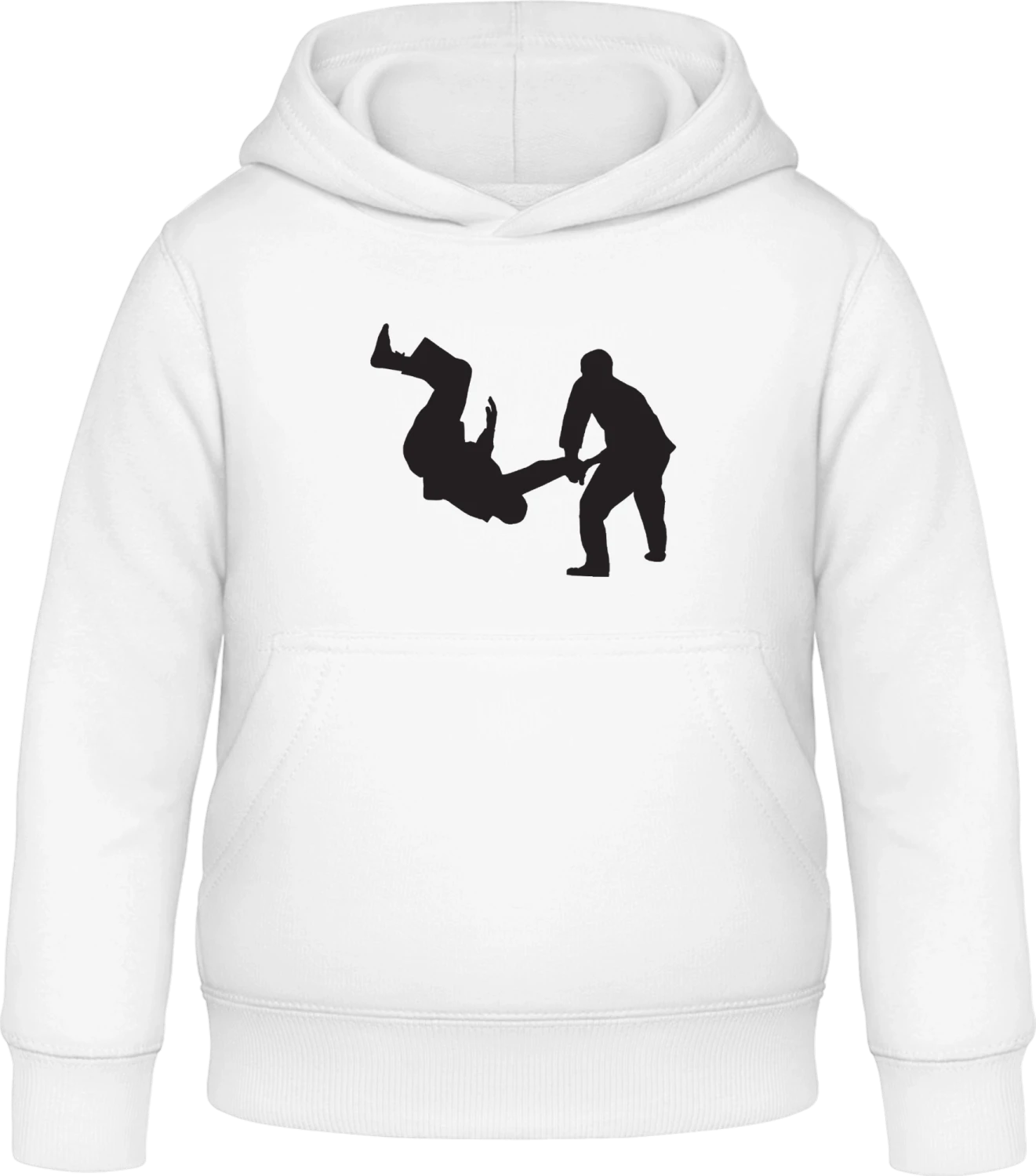 Judo Scene - Arctic white Awdis Hoodie Kids - Front