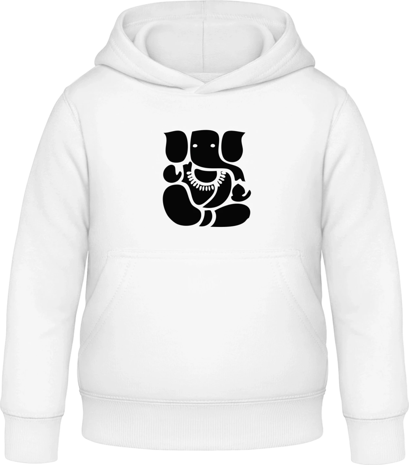 Ida Gunji Ganesha - Arctic white Awdis Hoodie Kids - Front