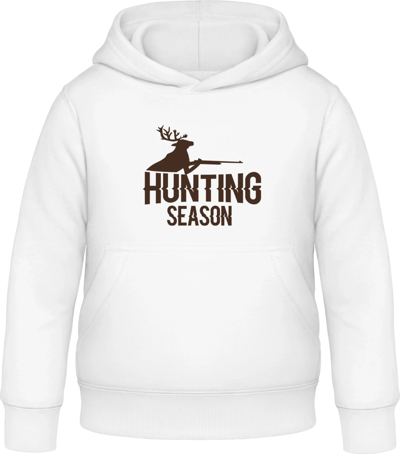 Hunting Season - Arctic white Awdis Hoodie Kids - Front