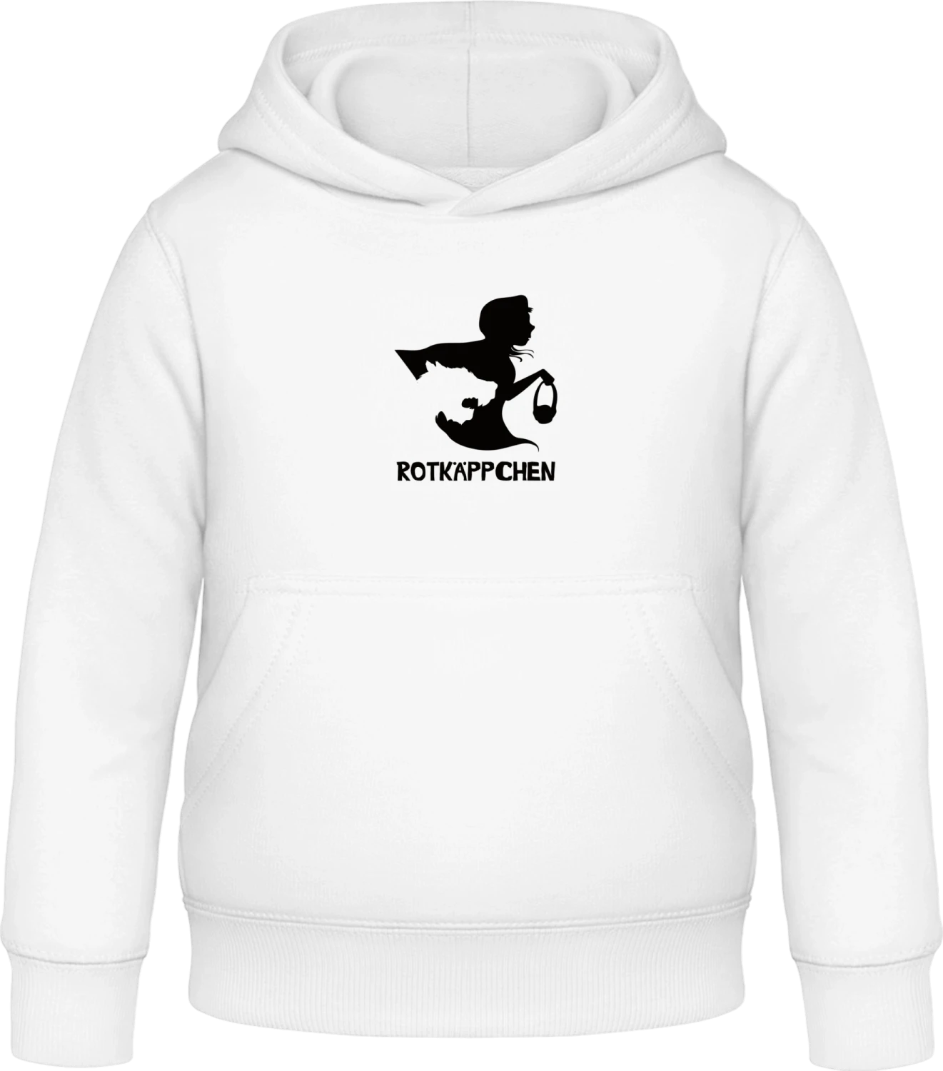 Rotkäppchen - Arctic white Awdis Hoodie Kids - Front