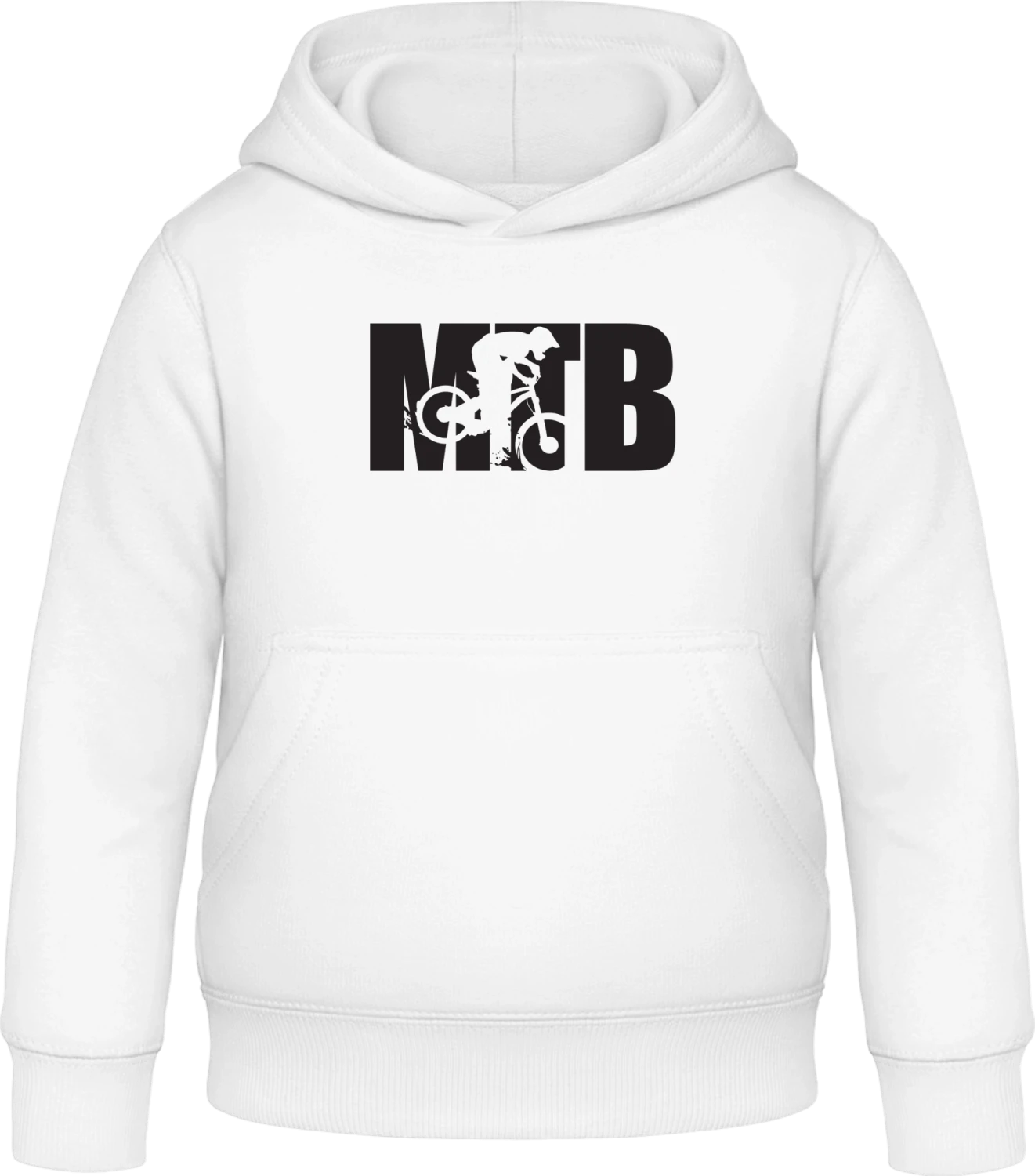 MTB Mountainbike - Arctic white Awdis Hoodie Kids - Front