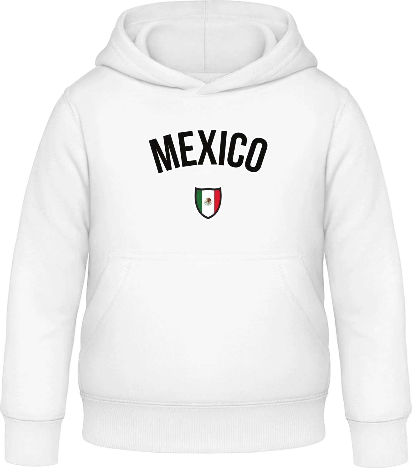 MEXICO Fan - Arctic white Awdis Hoodie Kids - Front