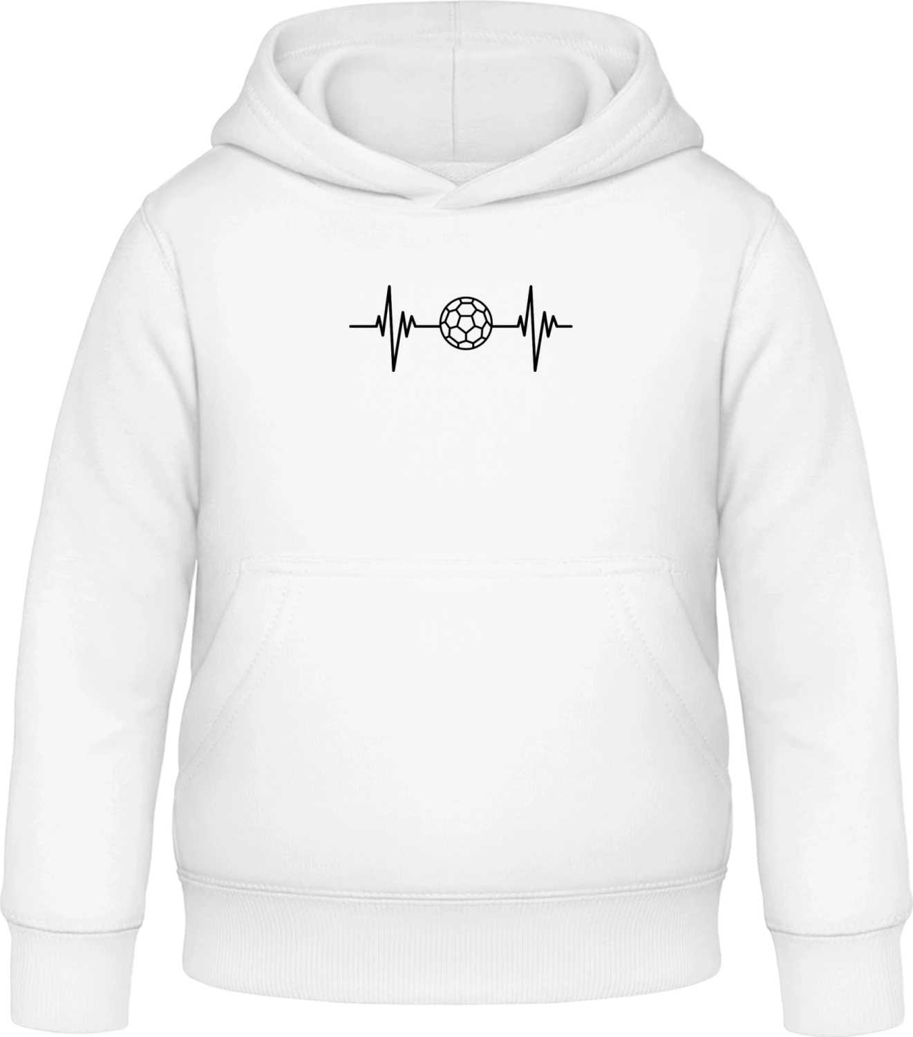 Handball Pulse - Arctic white Awdis Hoodie Kids - Front