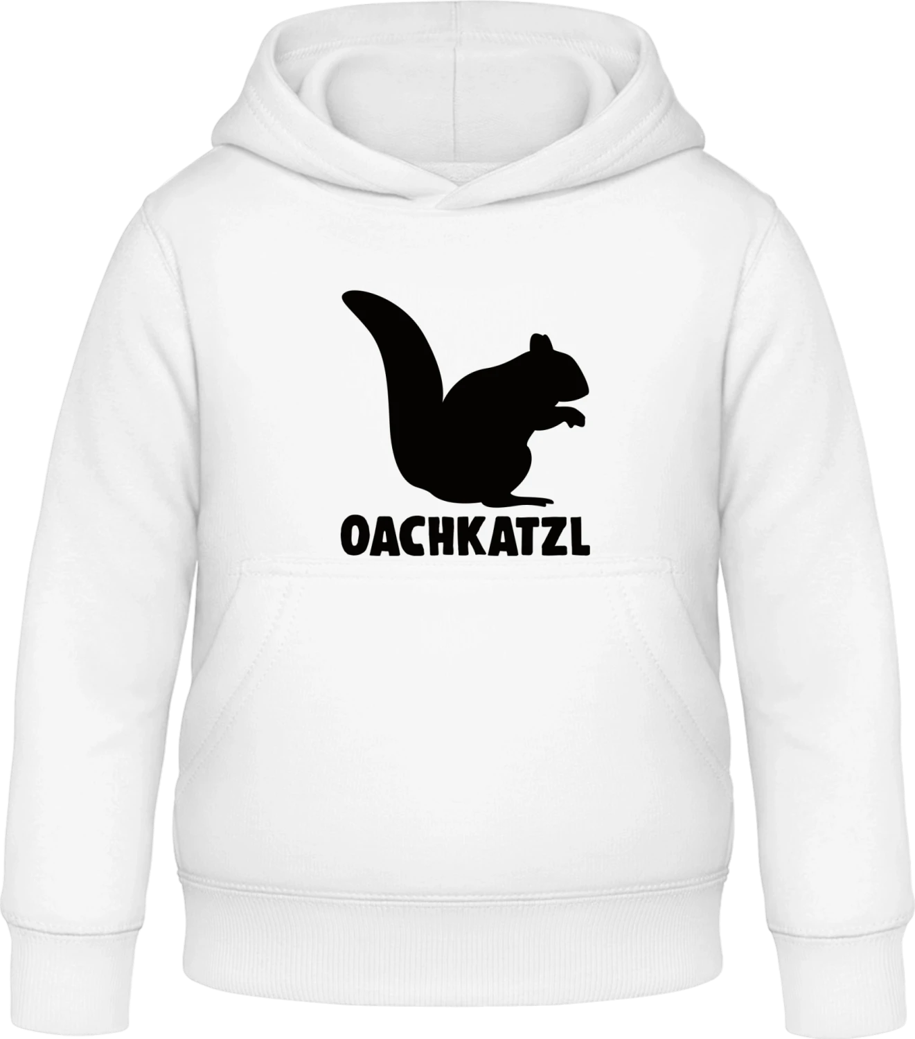 Oachkatzl - Arctic white Awdis Hoodie Kids - Front