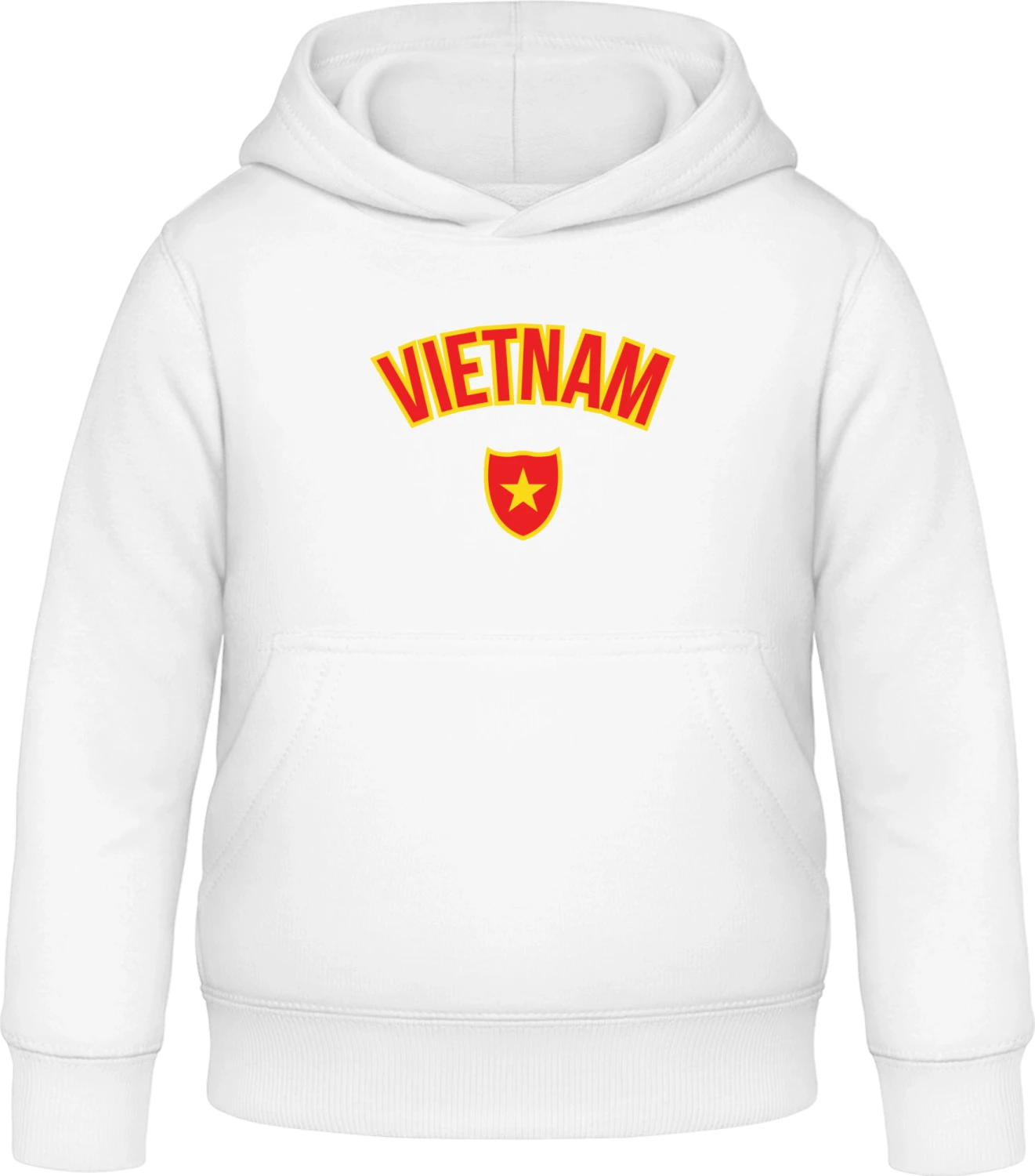 VIETNAM Fan - Arctic white Awdis Hoodie Kids - Front