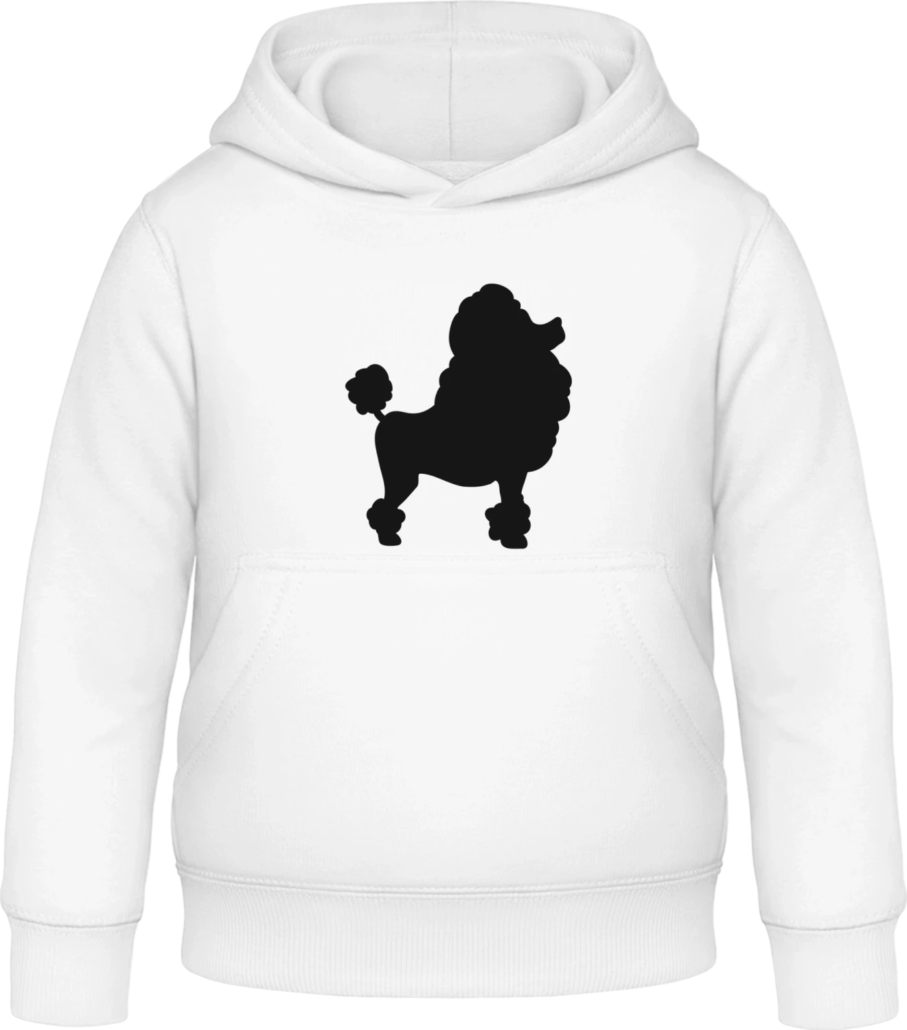 Poodle Dog  - Arctic white Awdis Hoodie Kids - Front