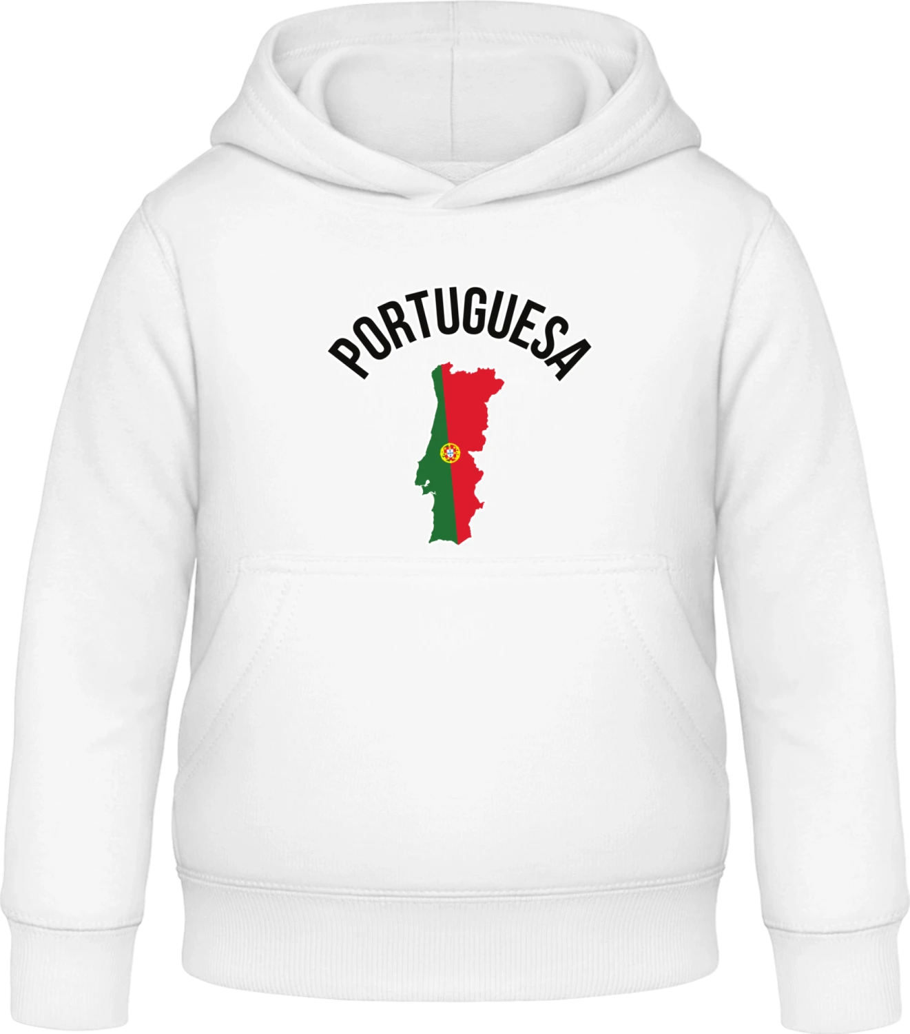 Portuguesa - Arctic white Awdis Hoodie Kids - Front