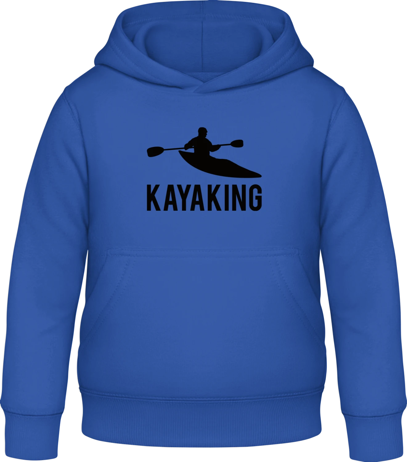 Kayaking - Royal blue Awdis Hoodie Kids - Front