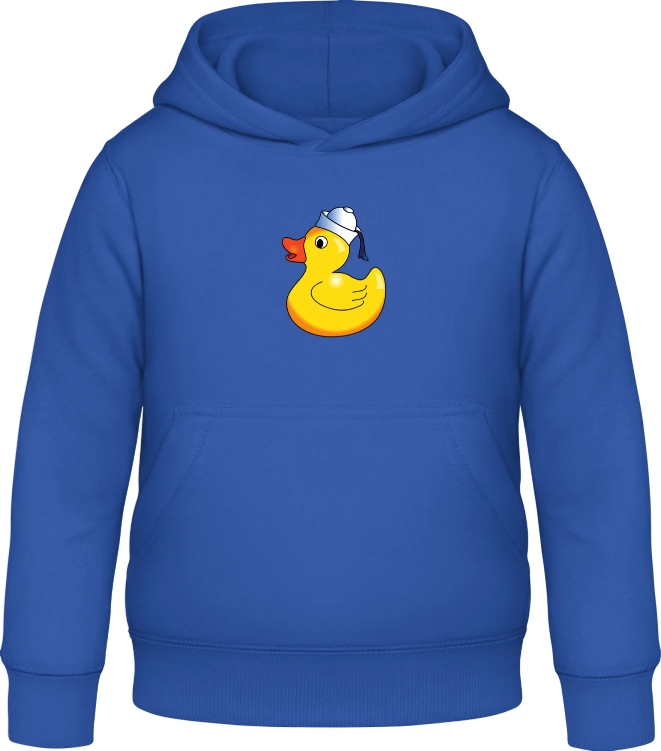 Sailor Duck - Royal blue Awdis Hoodie Kids - Front