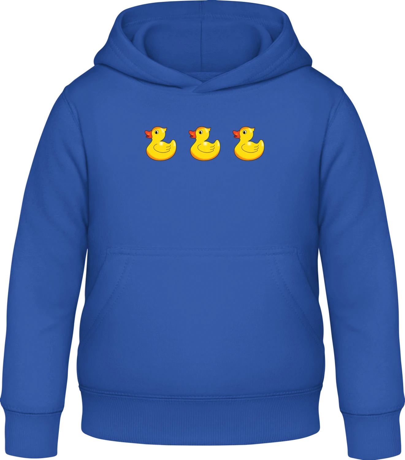 Ducks - Royal blue Awdis Hoodie Kids - Front