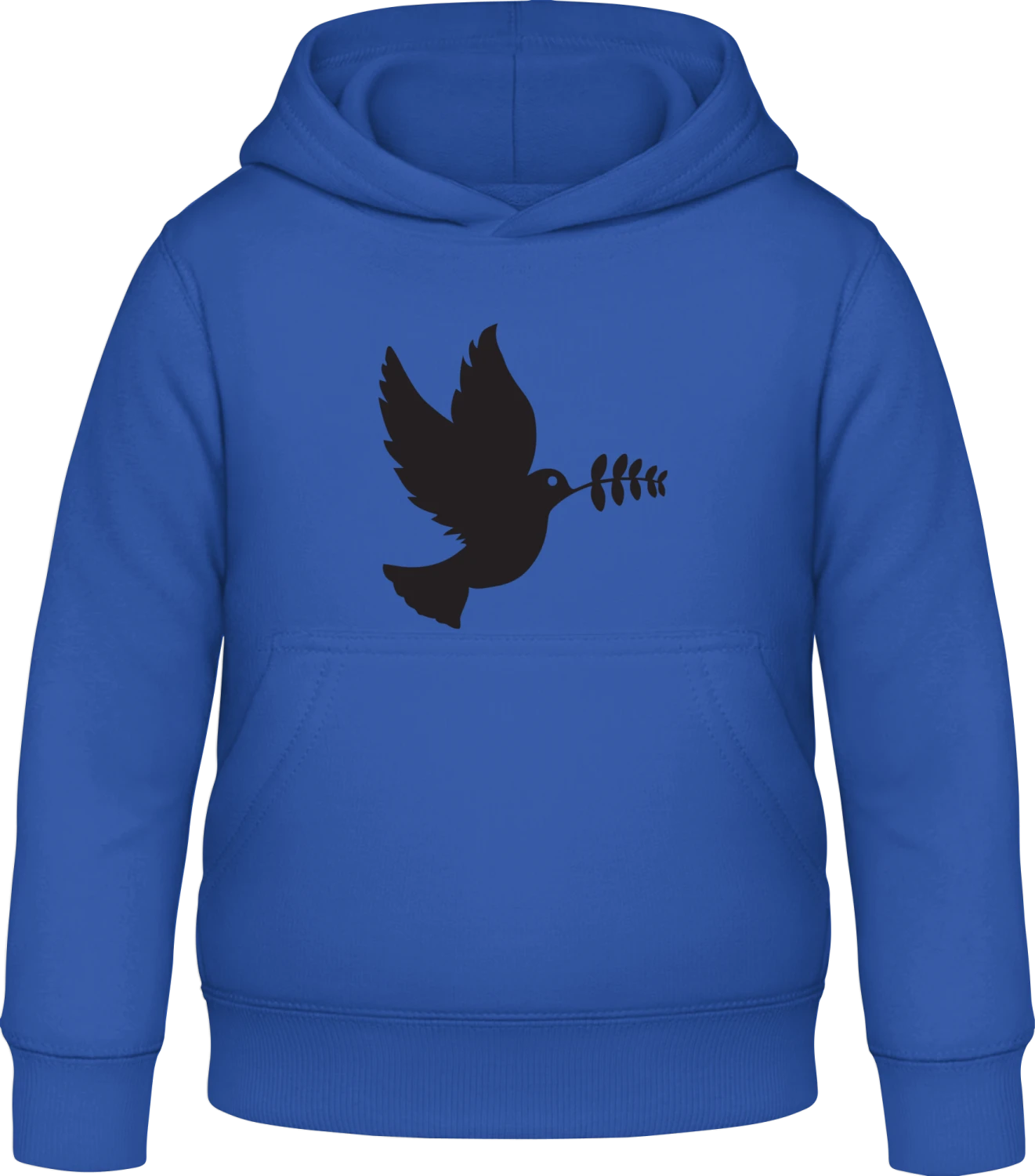 Friedenstaube Symbol - Royal blue Awdis Hoodie Kids - Front