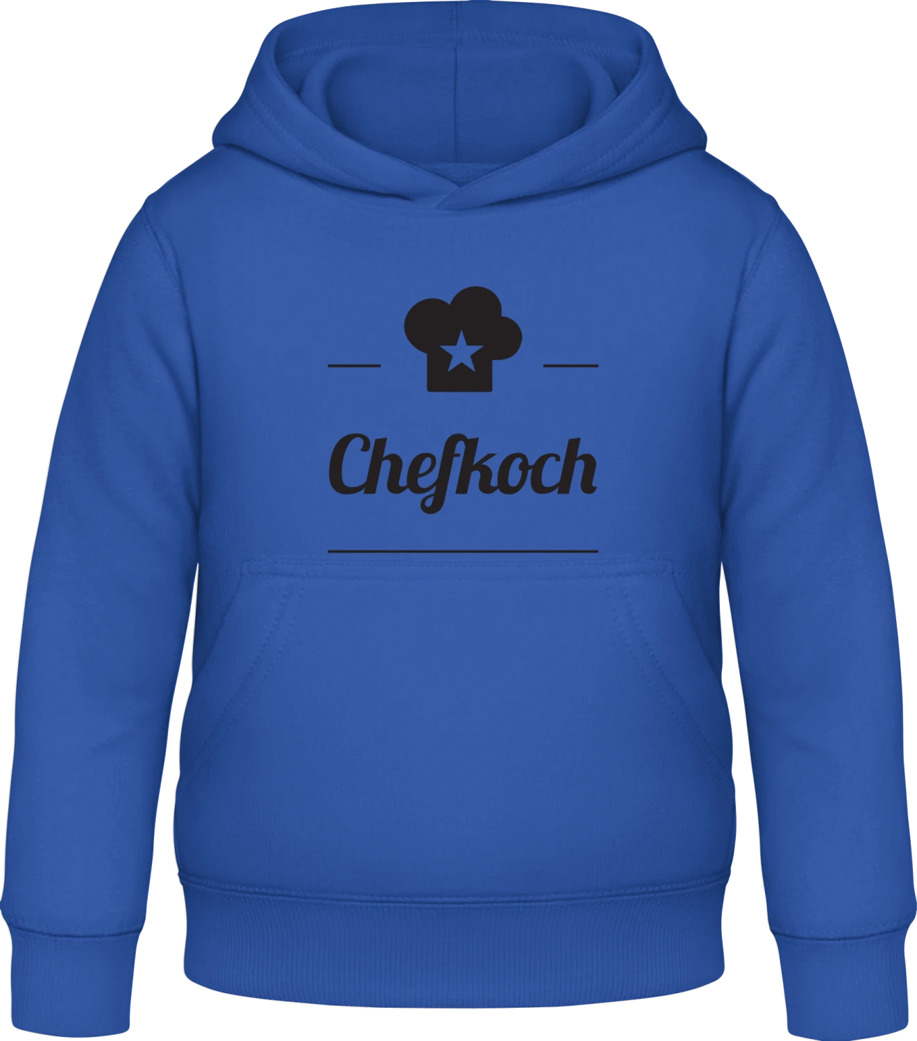 Chefkoch Stern - Royal blue Awdis Hoodie Kids - Front