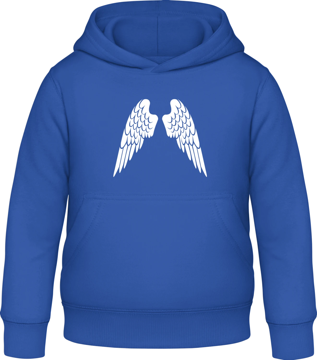 Engelsflügel - Royal blue Awdis Hoodie Kids - Front