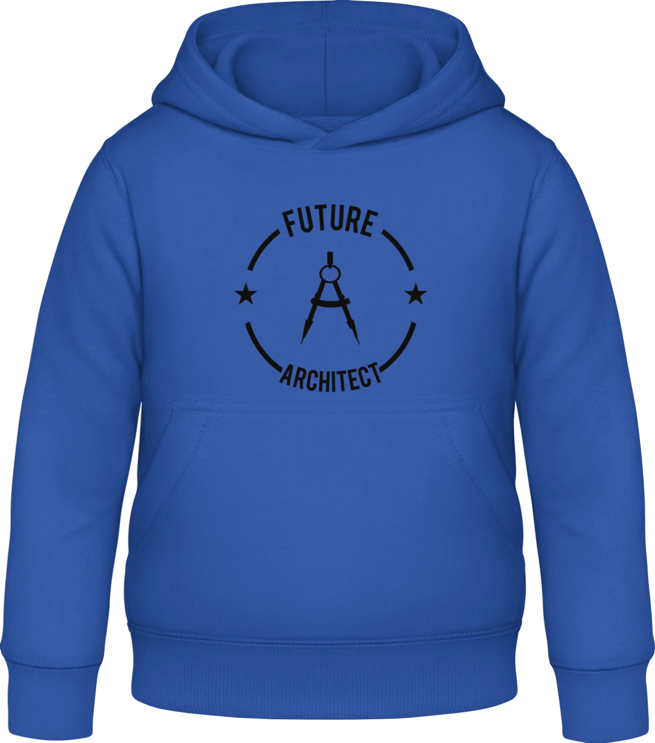 Future Architect - Royal blue Awdis Hoodie Kids - Front