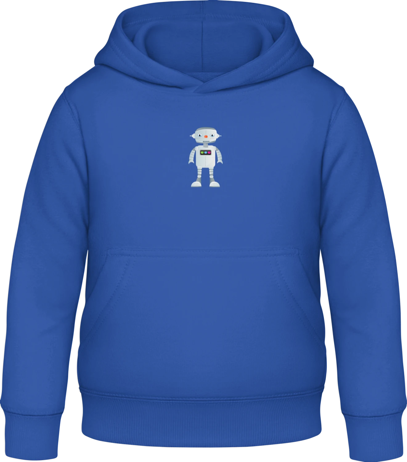 Spielzeugroboter - Royal blue Awdis Hoodie Kids - Front