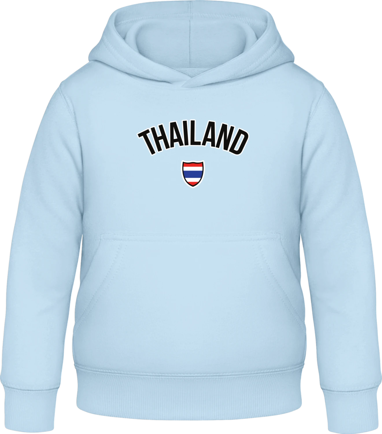 THAILAND Fan - Sky Blue Awdis Hoodie Kids - Front