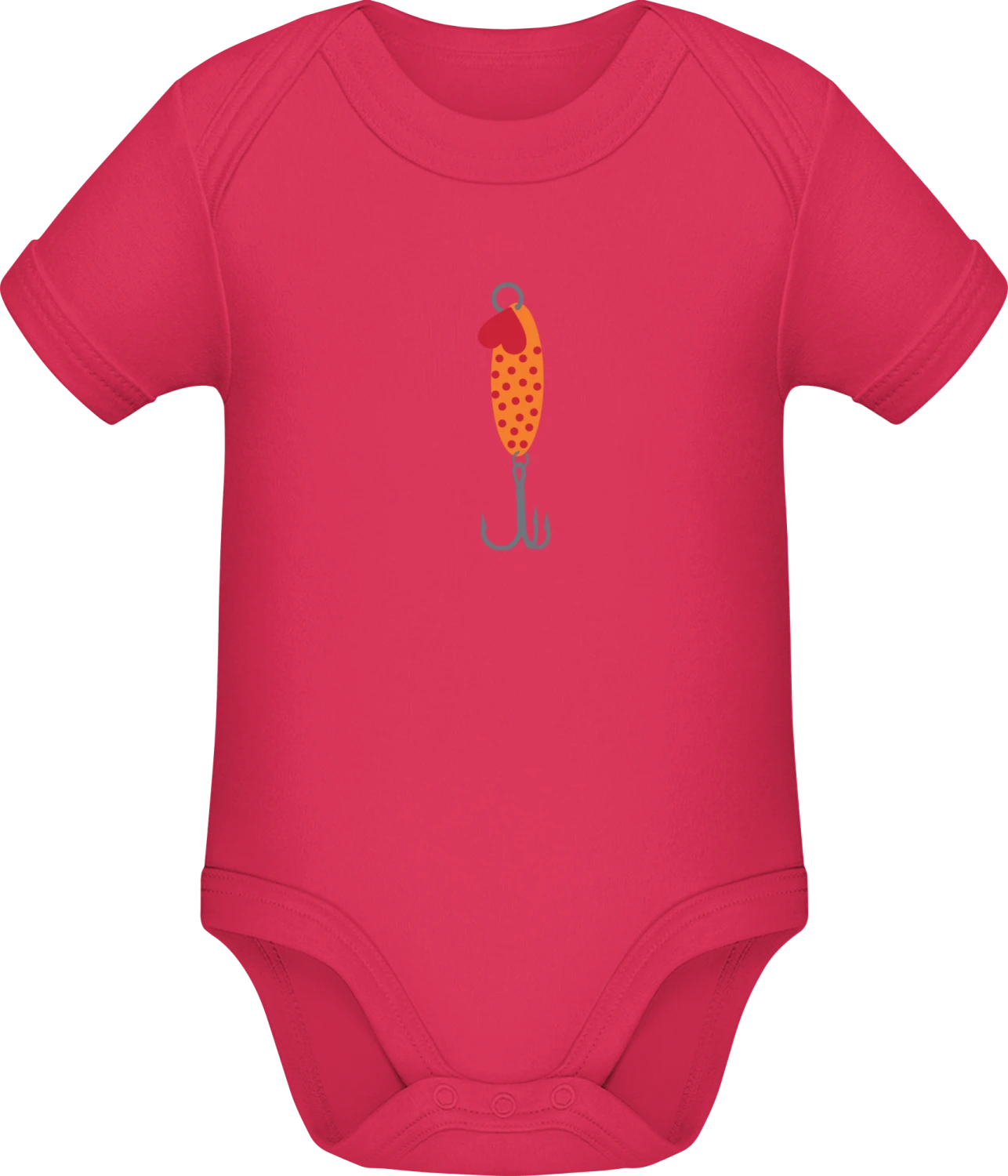 Spinner - Sorbet Sonar SSL organic babybodsuit - Front