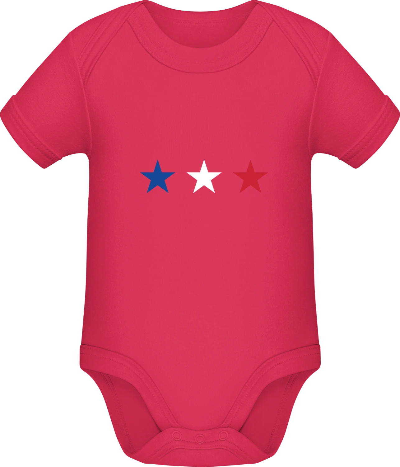 French Stars - Sorbet Sonar SSL organic babybodsuit - Front