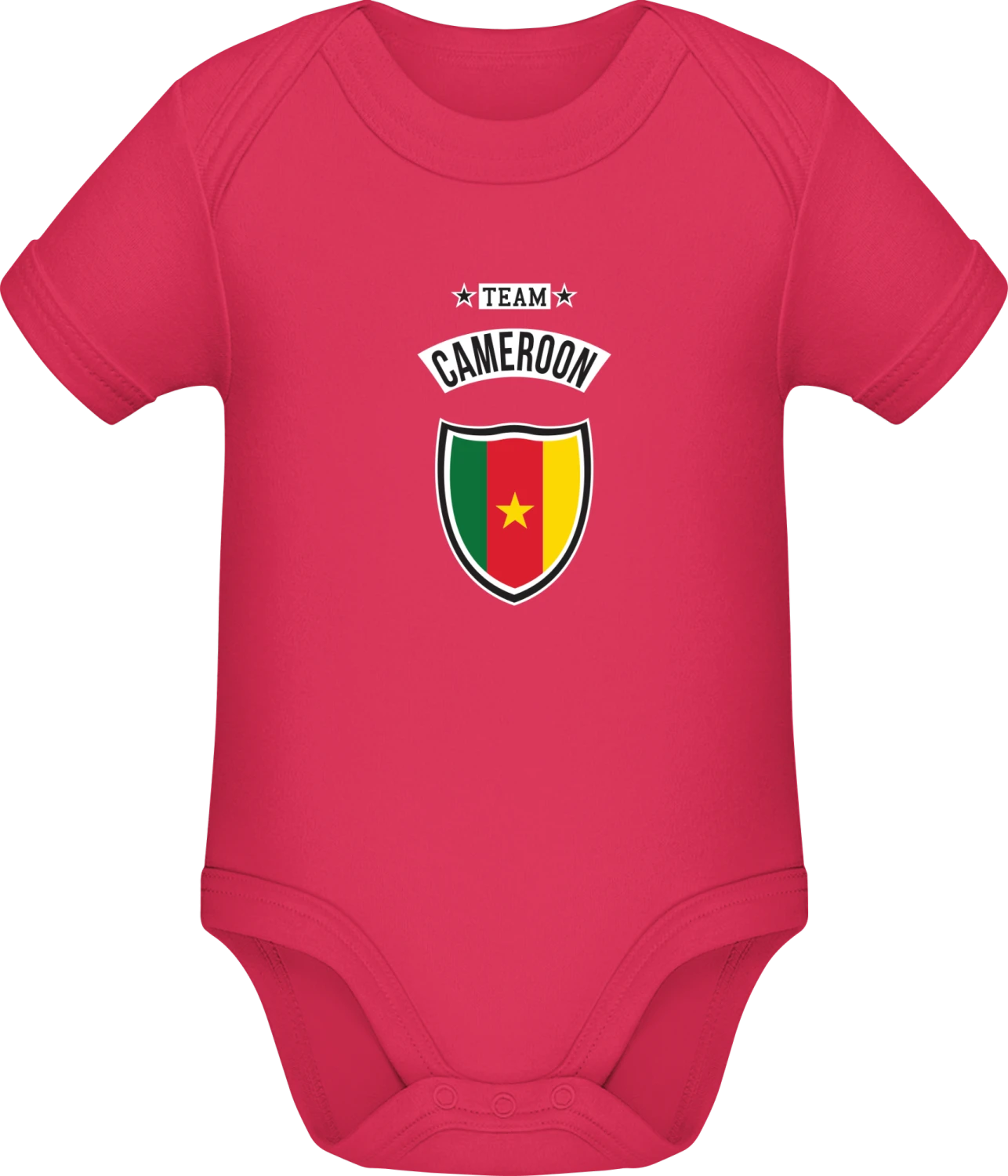 Team Cameroon - Sorbet Sonar SSL organic babybodsuit - Front