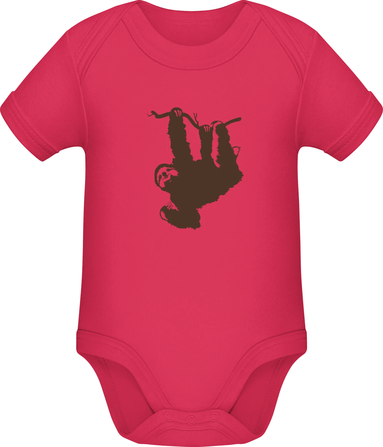 Sloth lazybones - Sorbet Sonar SSL organic babybodsuit - Front