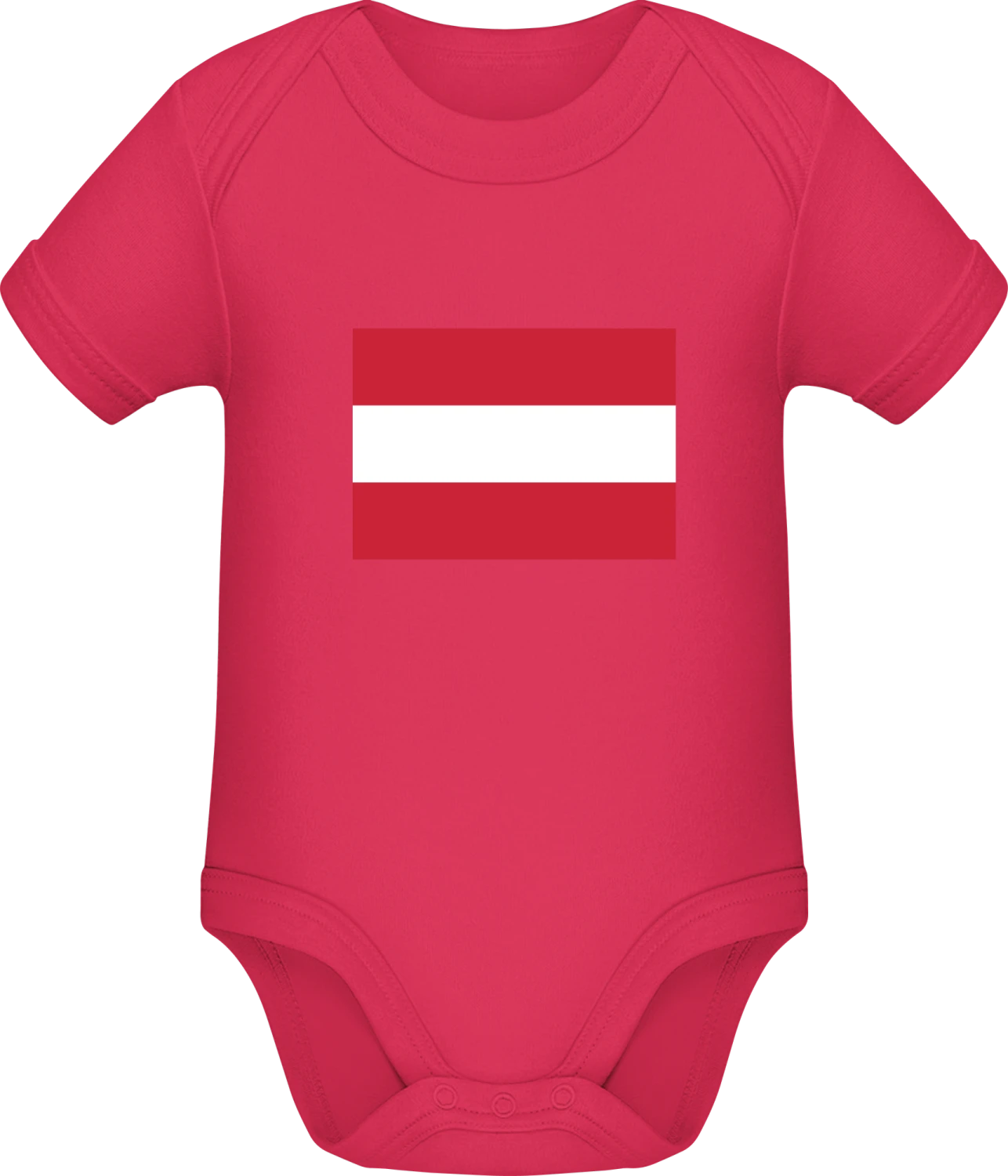 Austria Flag - Sorbet Sonar SSL organic babybodsuit - Front