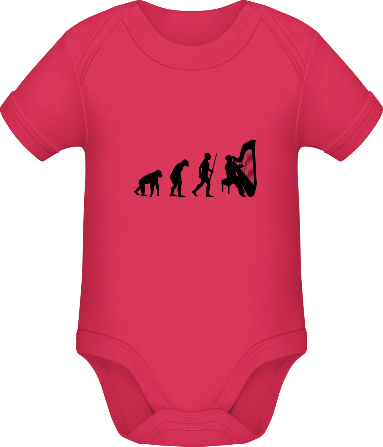 Harpist Evolution - Sorbet Sonar SSL organic babybodsuit - Front