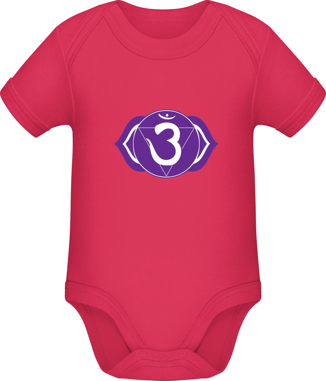 Chakra Ajna - Sorbet Sonar SSL organic babybodsuit - Front