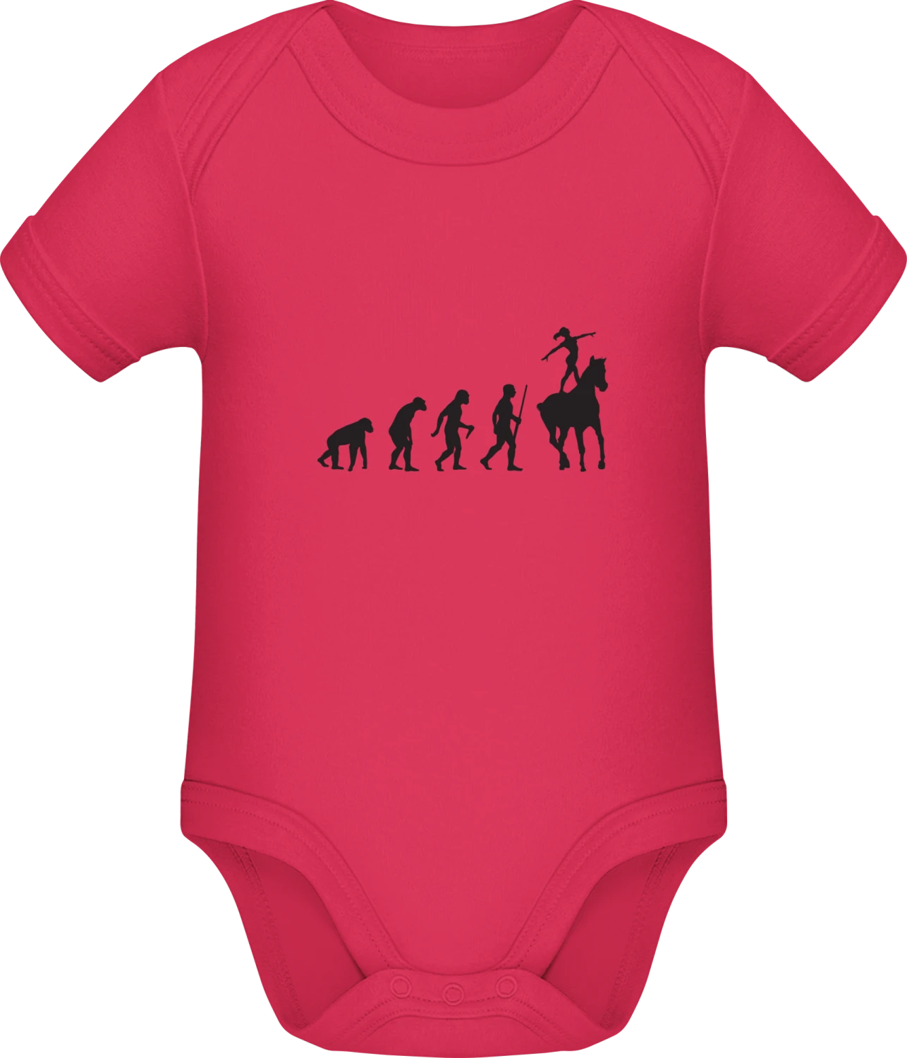 Vaulting Evolution - Sorbet Sonar SSL organic babybodsuit - Front