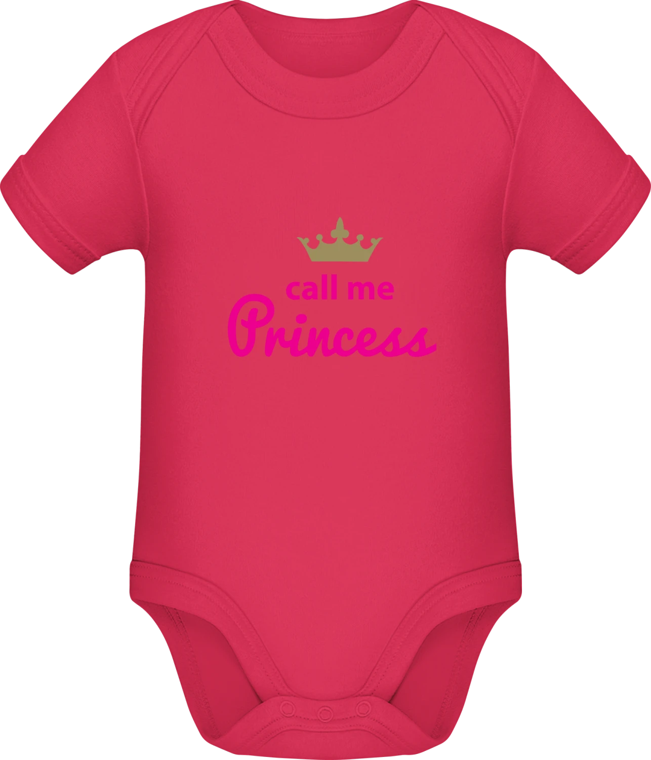 Call me Princess - Sorbet Sonar SSL organic babybodsuit - Front