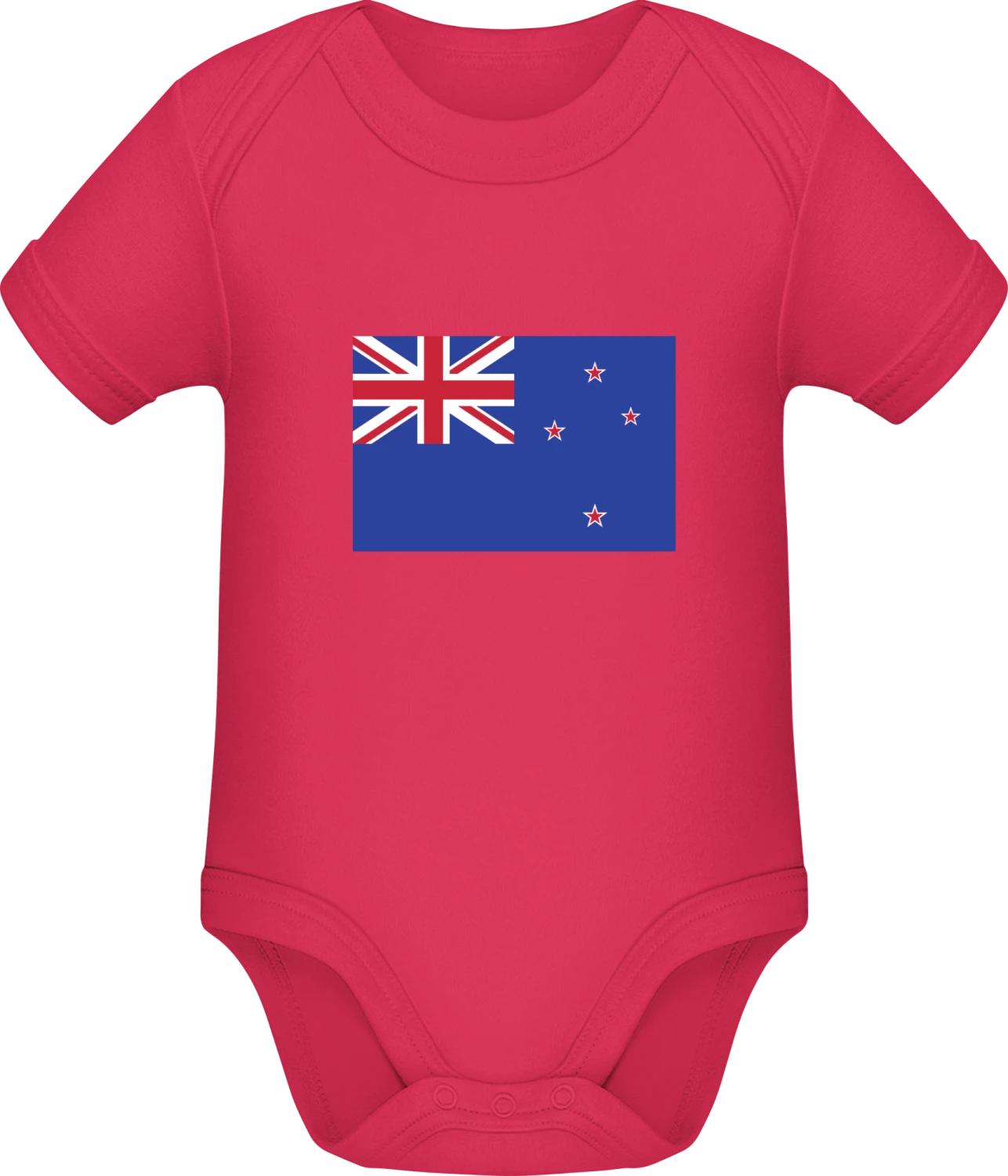 New Zeeland Flag - Sorbet Sonar SSL organic babybodsuit - Front