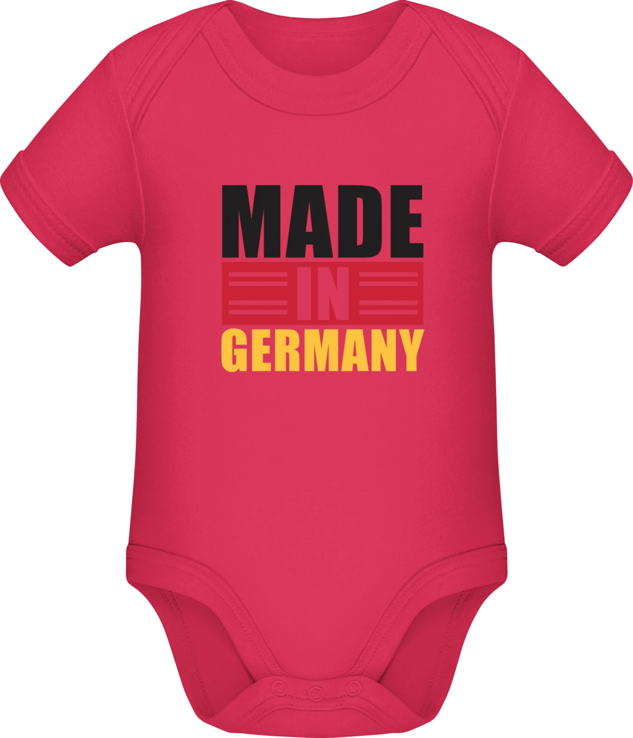 Made In Germany Typo - Sorbet Sonar SSL organic babybodsuit - Front