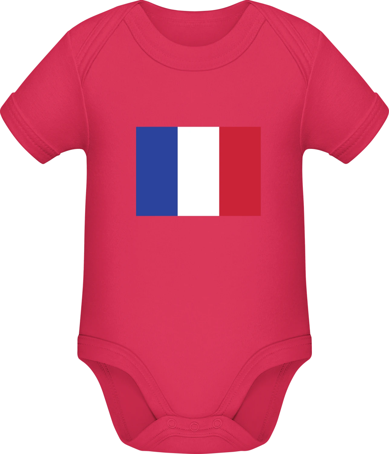 France Flag - Sorbet Sonar SSL organic babybodsuit - Front