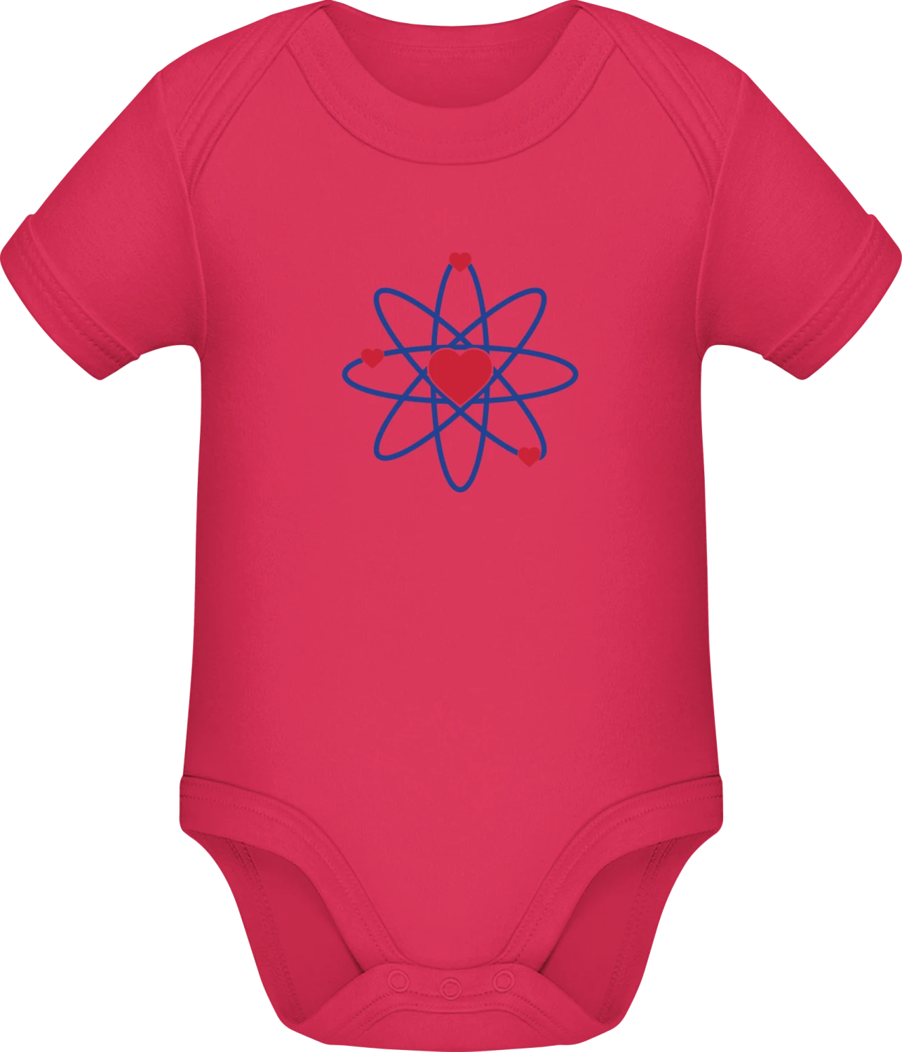 Love Molecules - Sorbet Sonar SSL organic babybodsuit - Front