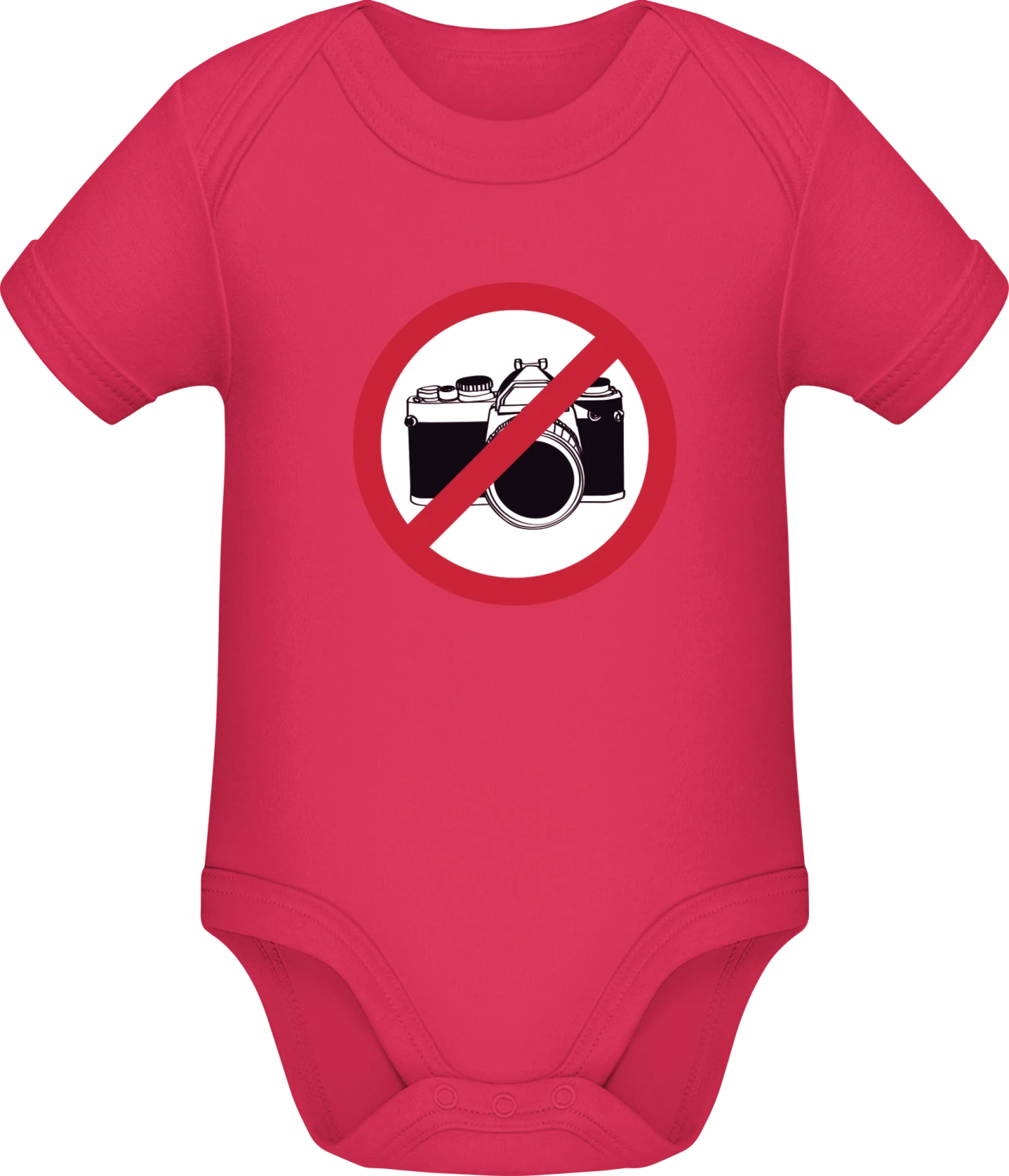 No Pictures Warning - Sorbet Sonar SSL organic babybodsuit - Front