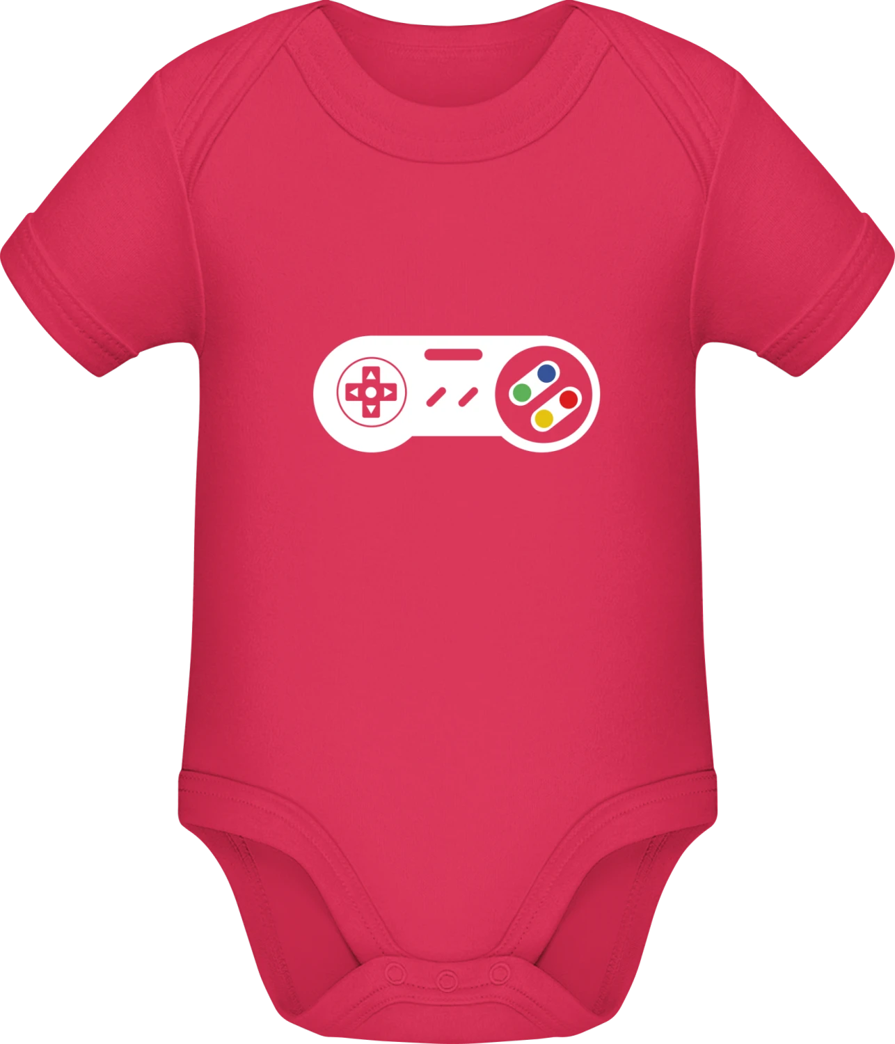 SNes Controller - Sorbet Sonar SSL organic babybodsuit - Front